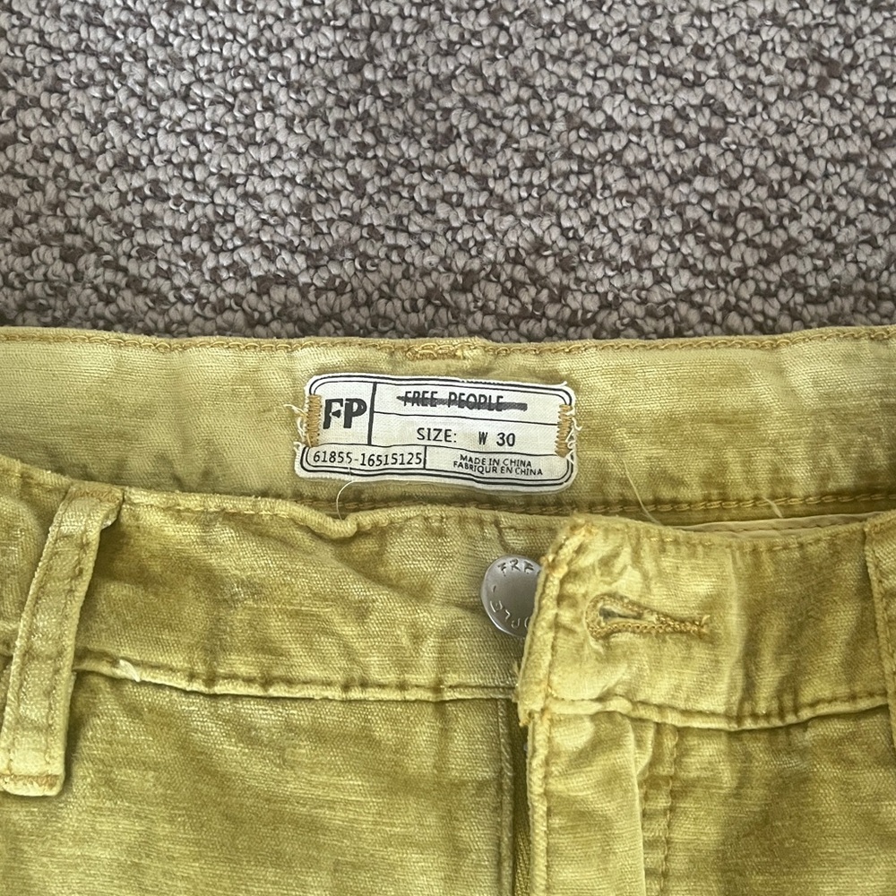 NEW free people crushed velvet pants - Picture 6 of 7